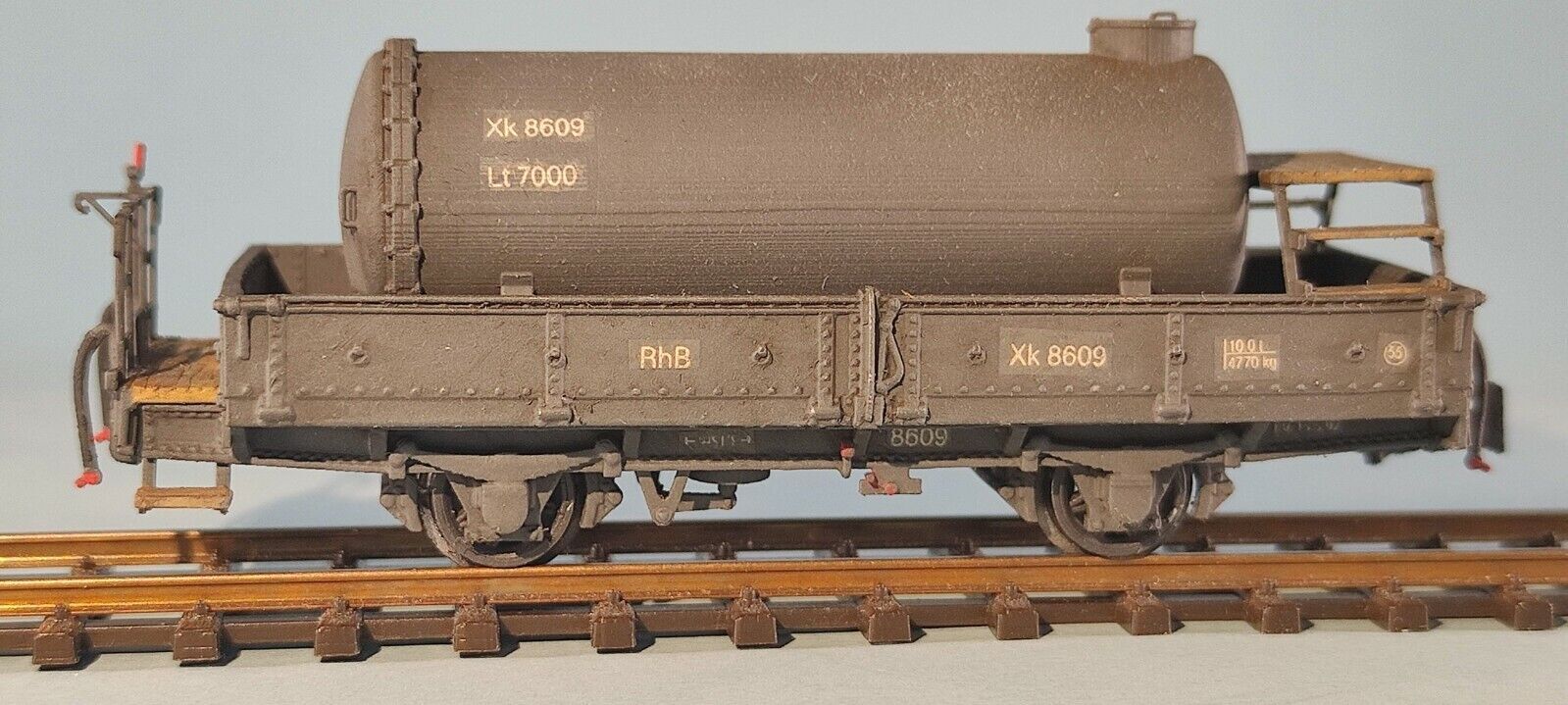 Bemo H0m 2262 RhB Kehrichtwagen X 9094 (Neu Und Originalverpackt) In