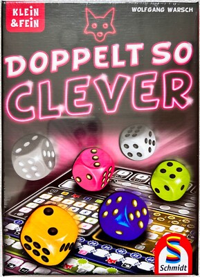 Twice as Clever Schmidt Games Dice Game Roll & Write Family Game 49357