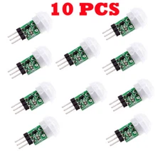 10PCS DC 2.7-12V PIR Motion Body Human Sensor AM312 IR Infrared Detector