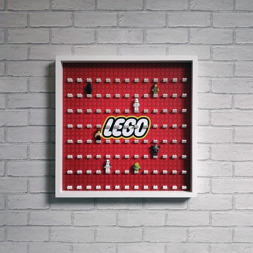 Large Lego Display Case Frame For Minifigures (52x52cm) Holds Over 100 Figures! - Picture 24 of 29