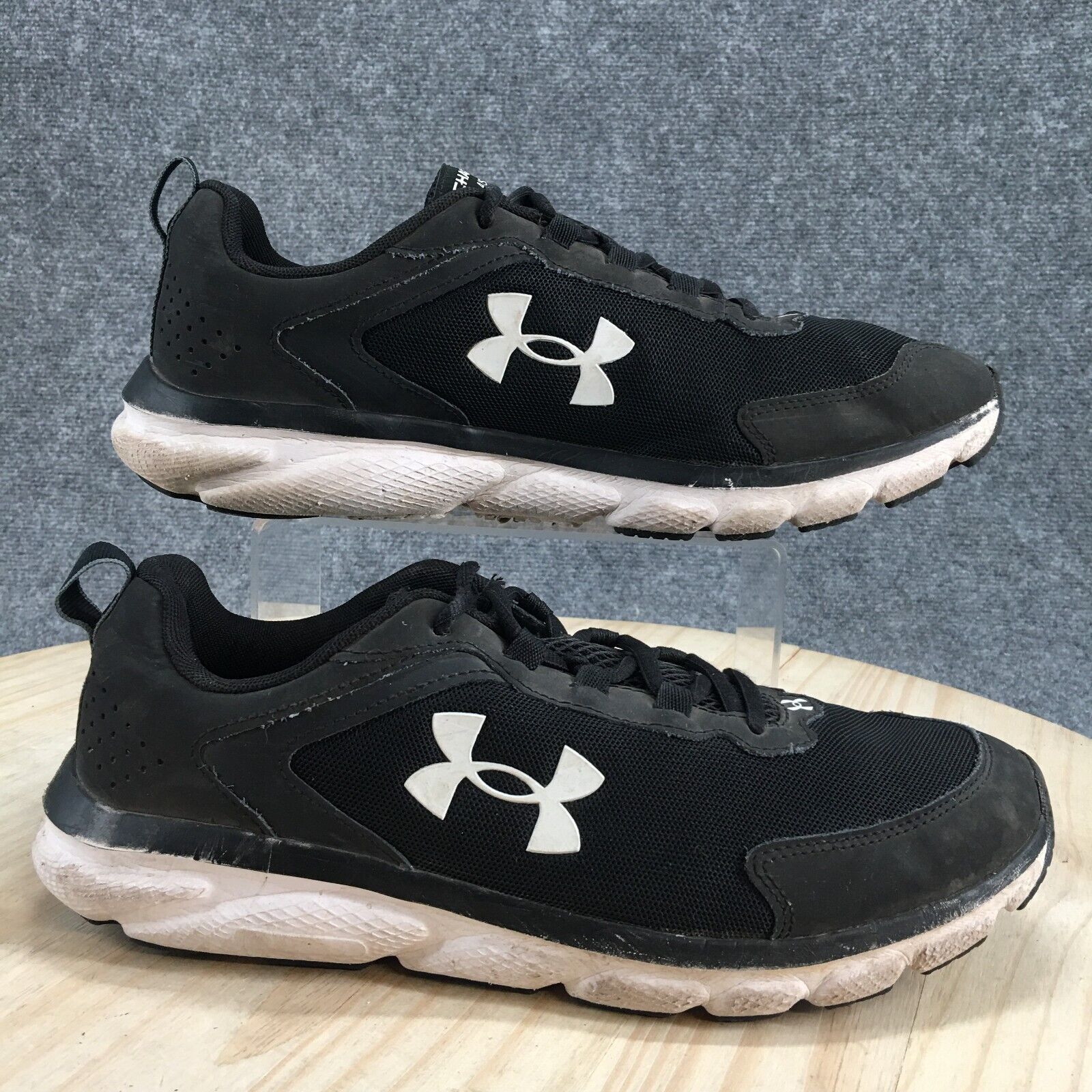 Under Armour Shoes Mens 11 Charged Assert 9 Running Low Sneakers 3024590 Black
