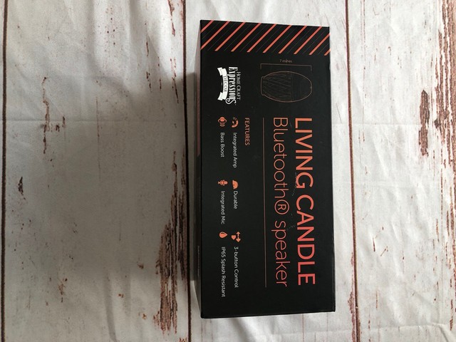 living candle bluetooth speaker