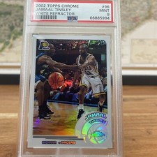 2002-03 Topps Chrome Jamaal Tinsley White Refractor #30/249 PSA 9 Mint