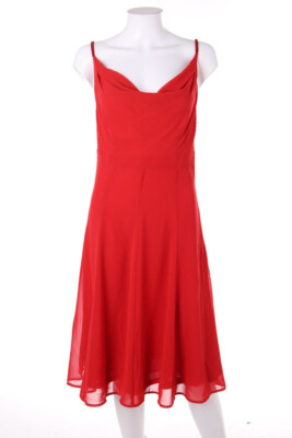 ESPRIT Abendkleid Cocktailkleid Chiffon Wasserfall-Ausschnitt D 36 = D 34 NEU