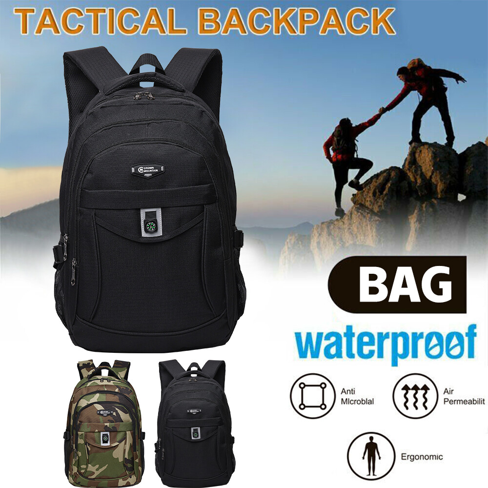Travel Backpack Men Women Rucksack Camping Laptop Hiking School Book Bag-image