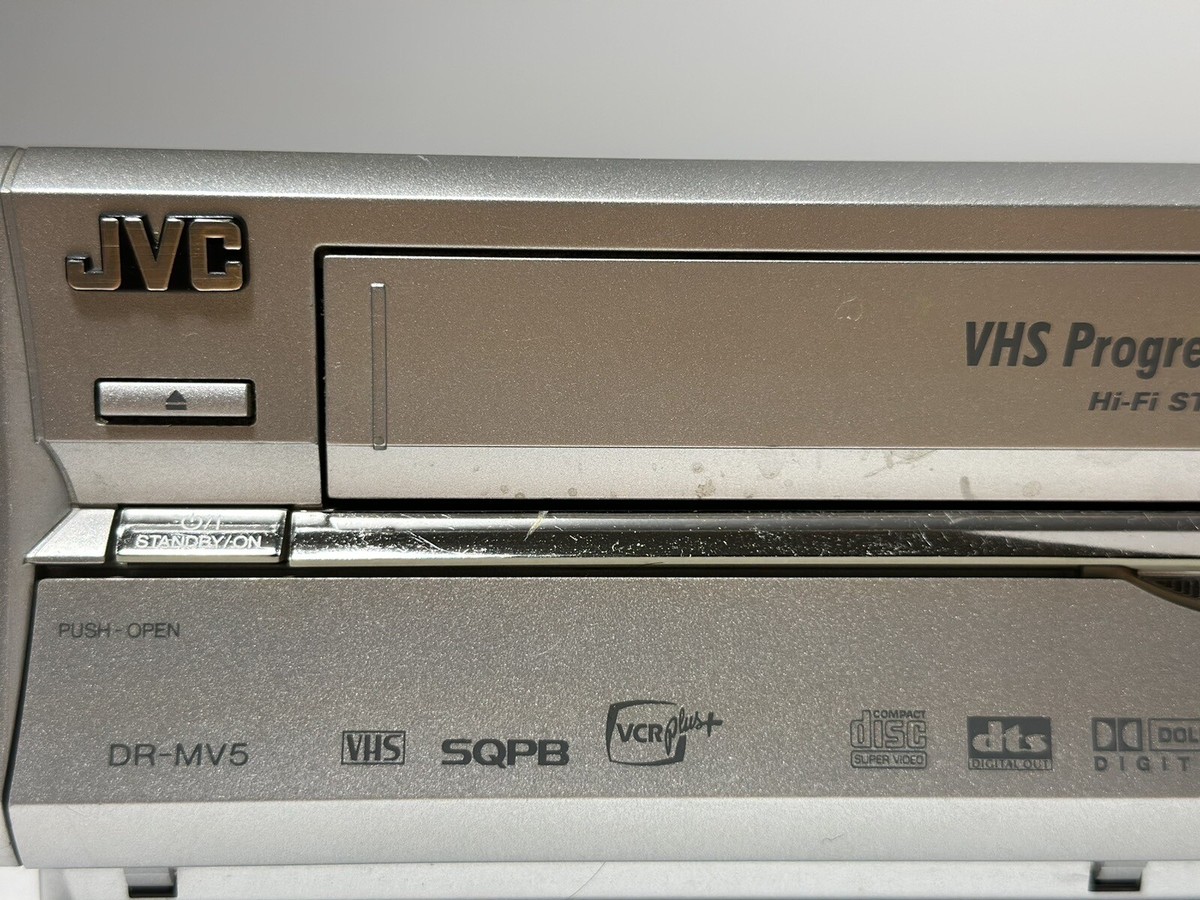 JVC 🔥DR-MV5SU DVD Recorder VCR VHS Combo Player TESTED & AV JVC 🔥DR-MV5SU DVD Recorder VCR VHS Combo Player TESTED & AV