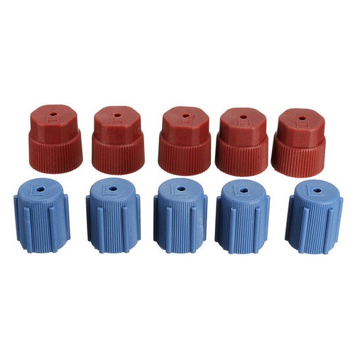 10x R134a 13mm&16mm AC System Cap Charging Port Service Caps High Low Side Kits - Picture 6 of 14