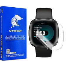  6 Pack ArmorSuit MilitaryShield Screen Protector For Fitbit Versa 4 2022 
