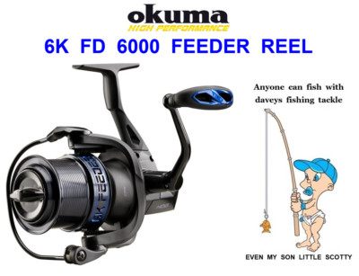 NEU OKUMA 6K FD 6000 FEEDERROLLE METHOD FEEDER LEDGER FLOAT MATCH KARPFENANGELN