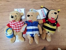 Winnie the Pooh Lot of 3 Disney Beanie Set