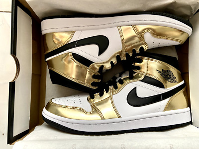 Air Jordan 1 MID SE’メタリックゴールド DC1419-700 Nike Air Jordan 1 Mid SE Metallic Gold White DC1419-700