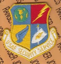 USAF Air Force Security Service ~3" shield patch c/e