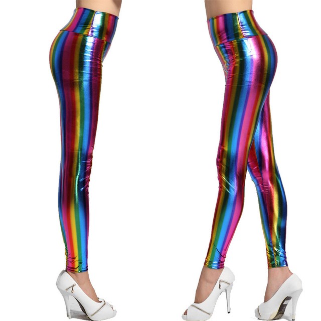 glitter sports leggings