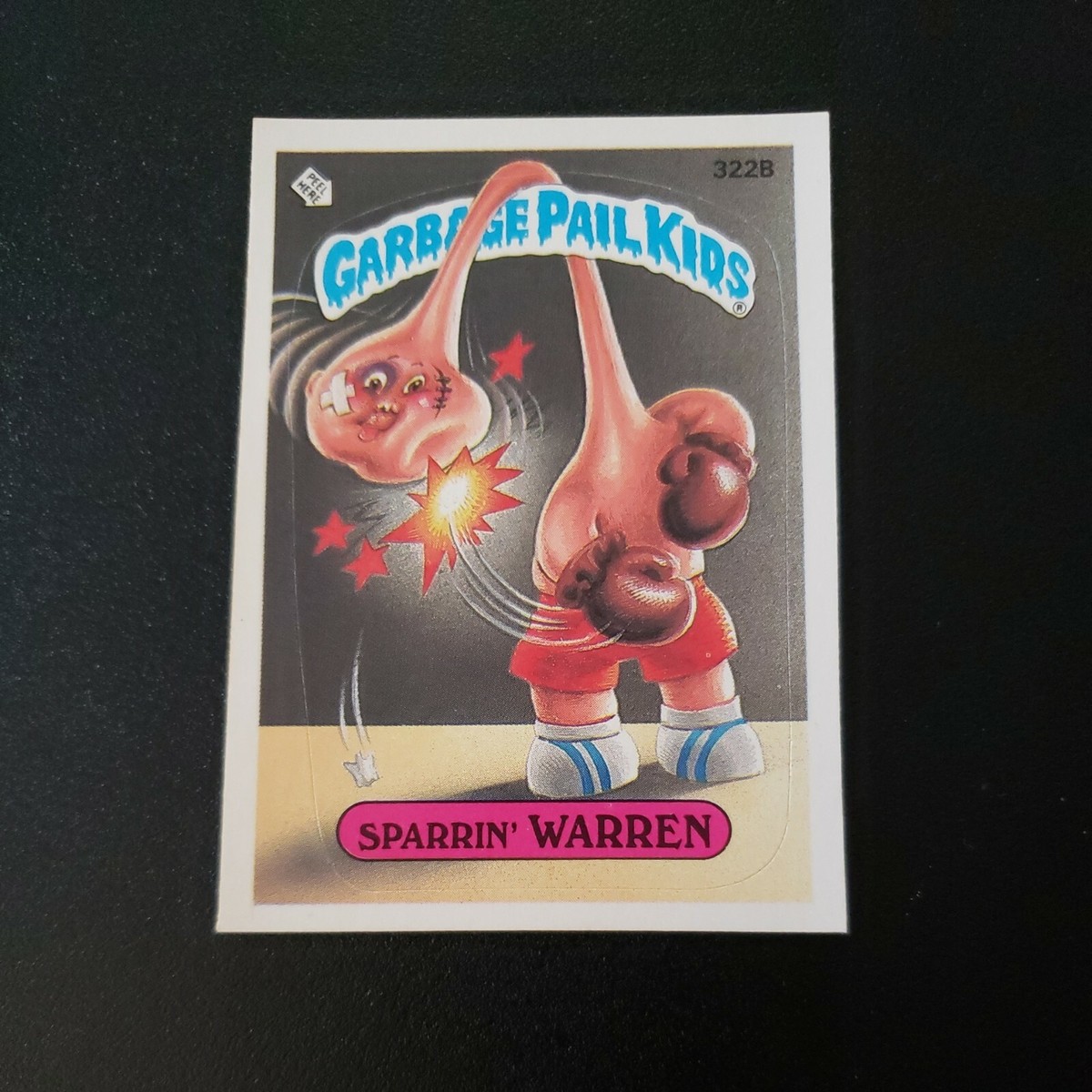 新品 LANE BY BROCHURE garbage 8:31 CAP 1987 Topps Garbage Pail Kids Series 8 Sparrin' Warren 322b GPK