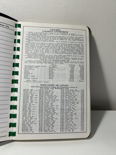 1959 Promotional Planner Personal Diary Calendar Insurance Year Book Canada *New - Picture 4 of 11