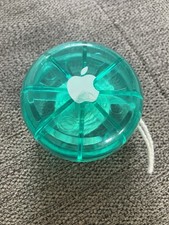 Apple Branded Toy Yoyo Teal Clear Plastic Promotional Toy Collectible