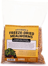 Fluker's Freeze Dried Mealworms High Protein Reptile Food 1 Lb
