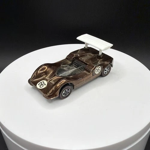 Vintage Hot Wheels Redline Chaparral 2G Brown US Base - Very Good Condition