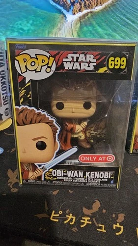 Funko Pop Star Wars Phantom Menace Retro Obi-Wan Kenobi Target Exclusive # 699