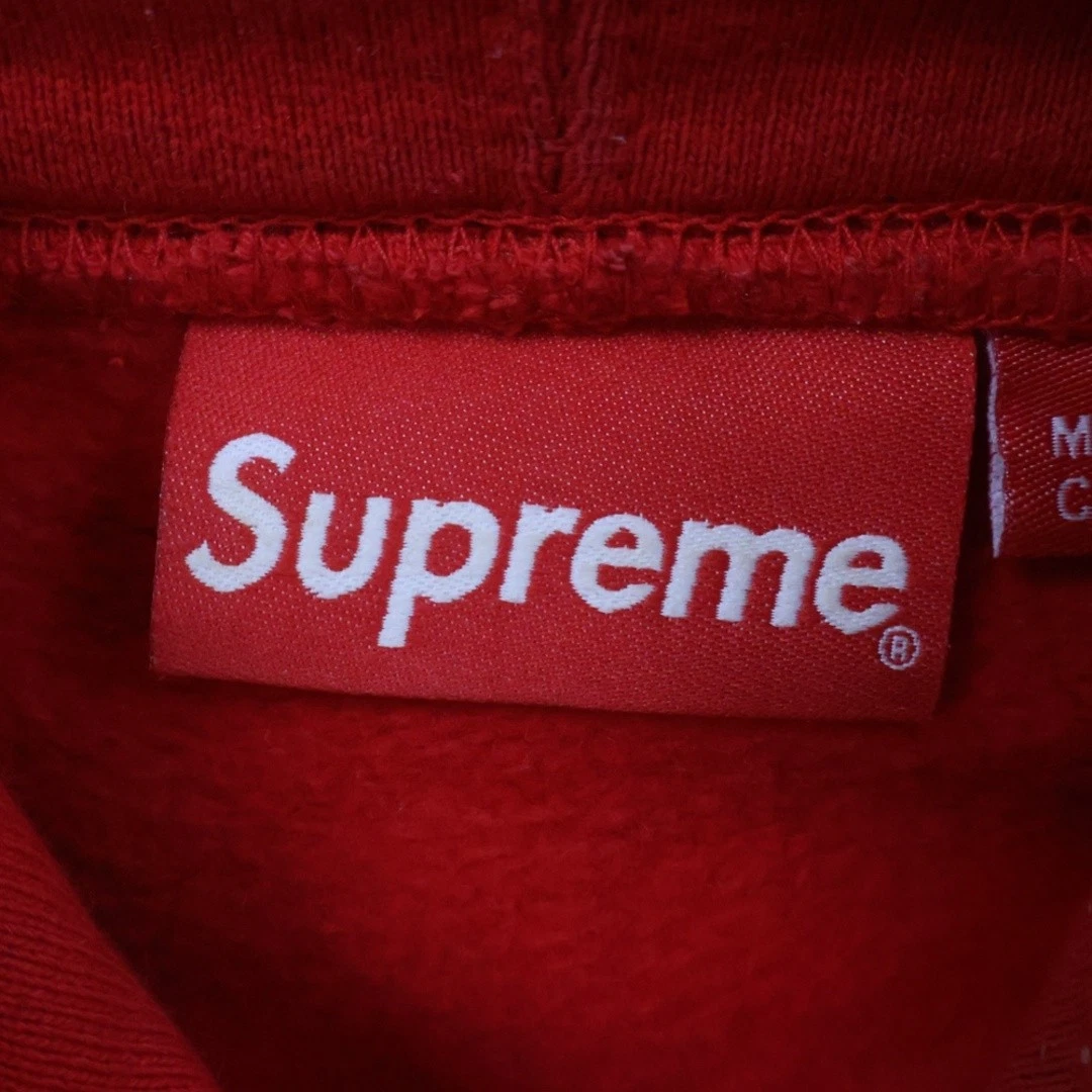 Felpa con cappuccio SUPREME 19AW Nase Bleed stampa pullover felpa rossa usata 6c58e85
