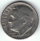 USA - 1971P - Dime - Roosevelt - Super Rare, No Mint Mark - #21383