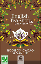 - Rooibos Vanille Et Cacao Bio - Infusion Bio Sans Théine - Boîte De 20 Sachets