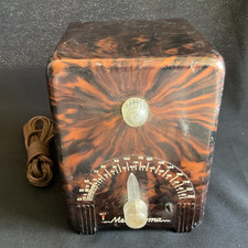 VTG Crystal Research Lab METRONOMA Electric Marbled Early Plastic Case - As Is