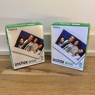 Fujifilm - instax Wide Instant Film Two Packs Of 2 - 40 Photos Total 