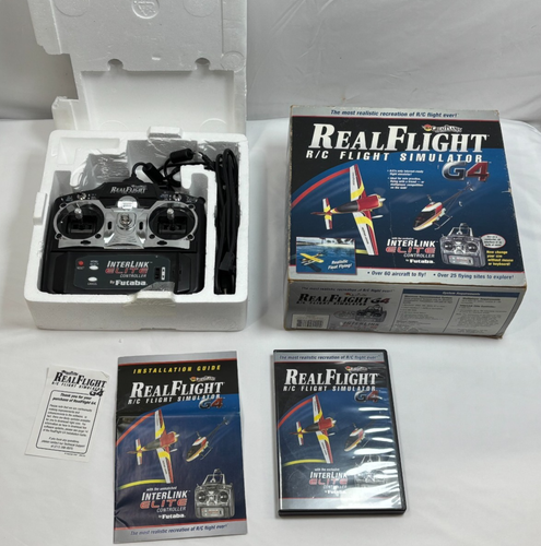 GREAT PLANES REAL FLIGHT G3 FLIGHT SIMULATOR INTERLINK PLUS CONTROLLER FUTABA