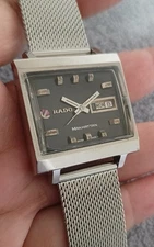 NICE & RARE VINTAGE RADO MANHATTAN AUTOMATIC 25 JEWELS SWISS GENT WATCH