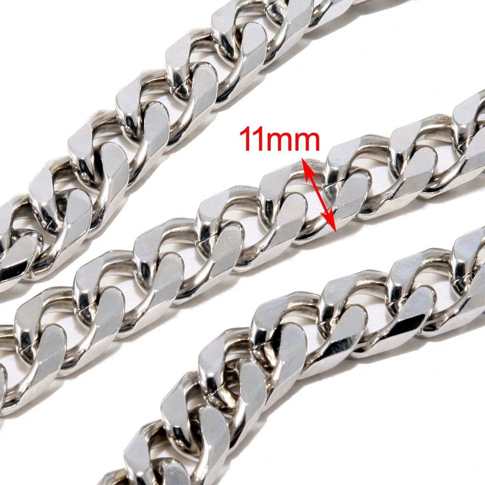 DK Strong Basic Leash Heavy Linked Jeans Wallet Key Chain (23") Silver NCS92 - Image 4 of 4