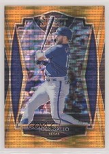2021 Panini Select Premier Orange Pulsar Prizm 13/18 Joey Gallo #118 7xr