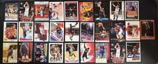 Allen Iverson Card Lot (28) SP Fleer Topps Hoops Stadium Club UD (READ)