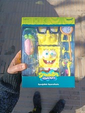SUPER7 ULTIMATES SPONGEBOB SQUAREPANTS ACTION FIGURE COMPLET COMME NEUF 