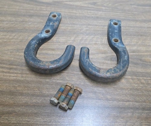 (Pair) 1988-1998 Silverado Sierra C/K Suburban Tow Recovery Hooks OEM