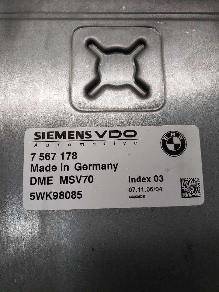 Módulo de control electrónico ECM del motor compatible con BMW 525i 1401882 06-07 Foto 3 de 4