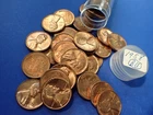 1958 Lincoln Cent BU roll...RED RED RED...GEM GEM GEM !!