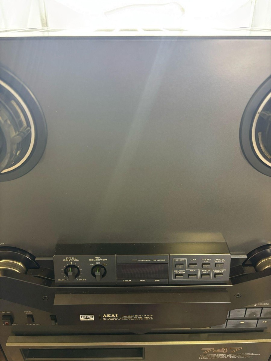 Akai GX-747 Open Reel Deck Stereo Tape Recorder Fully Maintained