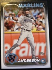 2024 Topps Series 2 Baseball Tim Anderson #560 Miami Marlins