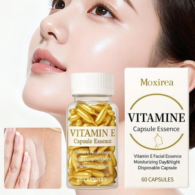 Vitamin E Capsule Facial Essence 60 Count Moisturizing Hydrating Daily Skin Care