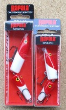 Rapala CDJ-9 CDJ-11 RHC Red Head r Set of 2