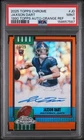 2025 Topps Chrome Football Jaxson Dart 1990 RC Orange Auto /25 PSA 9 1ST Graded!