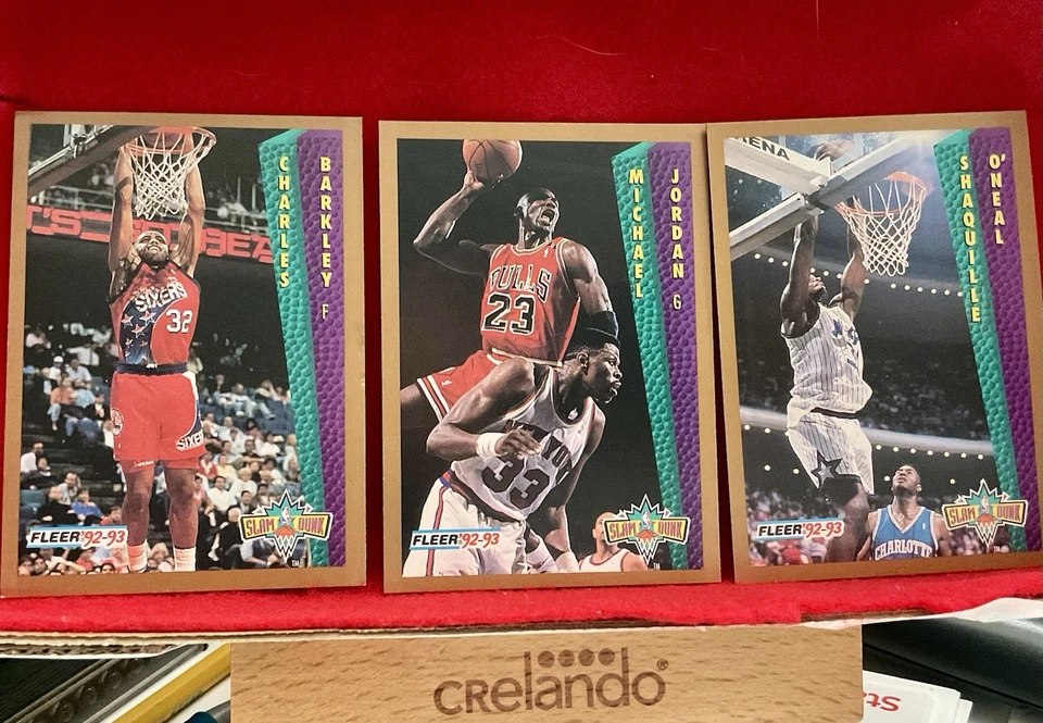 92-93 Fleer SLAM Dunk 265-300 Michael Jordan, Mutombo, Malone, Barkley, Ewing Foto 3 de 4