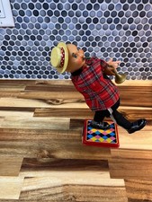 Nomura TN Japan windup Trumpet Player