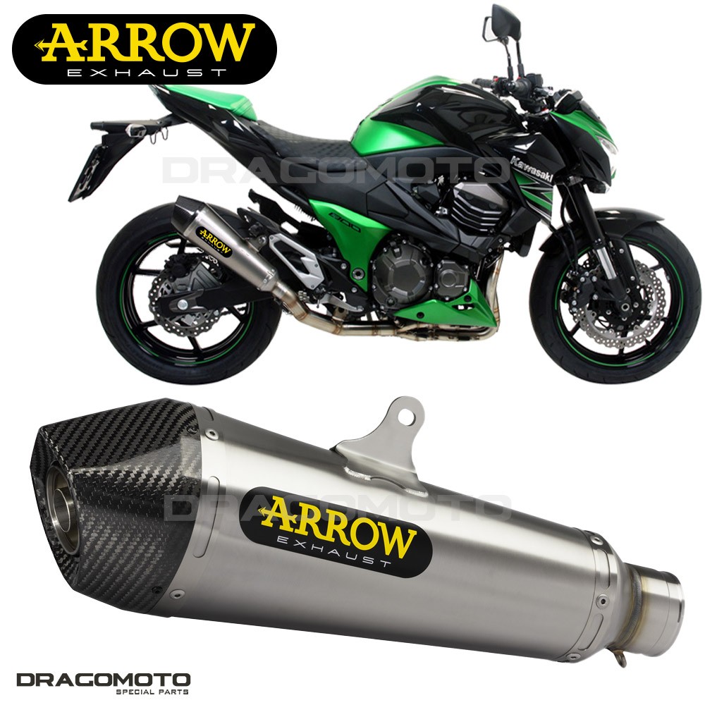 Silencieux ARROW KAWASAKI Z 800 E 2013 2014 Nichrom CC X-KONE