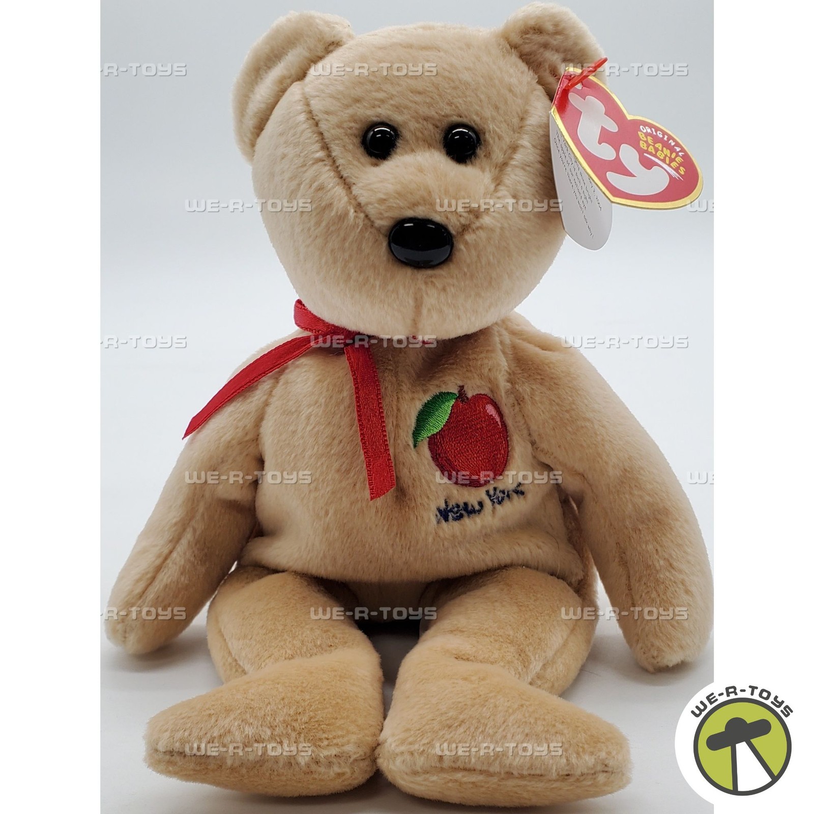 Ty Beanie Baby Big Apple the Bear New York City Plush 2004