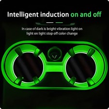 2025 New LED Car Cup Holder Lights, Universal 7 Colors Light Up Cup Coasters 2Pc