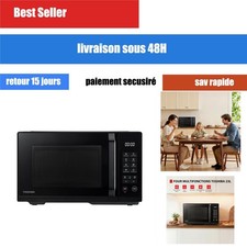 Four micro-ondes Toshiba 23 L 800 W avec grill 1000 W Noir