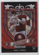 2021 Panini Prizm Draft Picks Crusade Ruby Wave Prizm Mac Jones #170 2r7