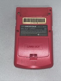 Nintendo Game Boy Color CGB Berry Pink Magenta Handheld Console - TESTED